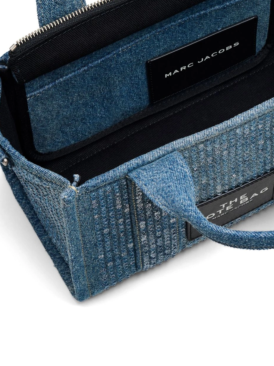 Cheap Jacobs The Small Tote Women Denim Marc Crystal bag 0713